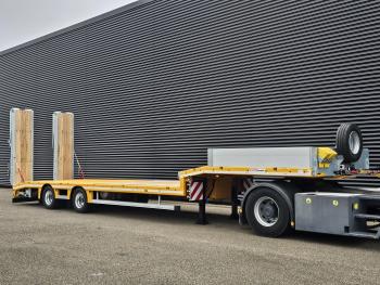 MAX trailer 100-N-2-8.60-U / 2 AXLE SEMI / HYDR RAMPEN / NEW!
